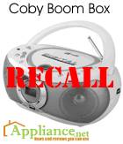 Coby Boombox recall