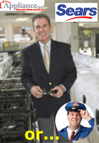 sears appliance repairman salesman