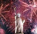 statue of liberty Fourth of July Fireworks